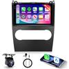 Hodozzy 4G+64G Autoradio per Mercedes Benz Classe A B B200 W169 A160 A180 A200 A220 2008-2012 Android 9 Pollici InCell Touchscreen Carplay Wireless Android Auto, Radio 2 Din GPS Bluetooth WiFi RDS