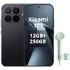 XIAOMI Smartphone 17T, 12 GB + 256 GB, con Android, display da 6,59 pollici, 120 Hz, batteria al carbonio al silicio da 6500 mAh, fotocamera Leica 5X, nero, asciugacapelli incluso (verde, 1 ugello)