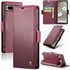 Rerzoiro Cover per Google Pixel 7A Custodia Portafoglio [Blocco RFID] Premium Pelle PU Wallet Case Flip Libro con Porta Carte Slot Supporto Flip Case per Google Pixel 7A, Rosso