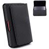 MIPIACE 16x9cm Custodia Orizzontale con Clip per Cintura Porta Cellulare da Cintura con Clip per Cintura Portatelefono da Cinta Fondina Porta Cellulare Cell Phone Holster per Smartphone Nero
