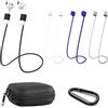 YI Boutique 4 cinghie magnetiche anti-perdita, Laccio Magnetico Strap per AirPods per Cuffie e Auricolari Senza Fili Wireless Anti Smarrimento in Silicone