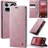 owlhold Custodia per cellulare Nothing Phone (4a) Pro, in pelle PU, pieghevole, con scomparto per carte di credito, funzione leggio, colore: rosa