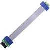WINGONEER Cavo di estensione PCI-Express PCI-E 1X carta della colonna montante Flex Extender per PC