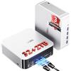 GEEKOM A9 Max [Il primo mini PC con Zen5] con AMD Ryzen AI 9 HX 370 (80 TOPS) | 32GB DDR5 (max 96GB) + 2TB SSD | Win 11 Pro | 4x Uscita 8K (HDMI/USB4/DP) | Doppia LAN 2.5G, WiFi 7 per pfSense/OPNsense