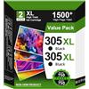 Neiber 305XL Cartucce Compatibile con Cartuccia HP 305 Nero, 305 XL per Cartucce HP 305 Nero per Deskjet 2820e 2700e 2810e 2720e 2710e Plus 4200 4210e 4220e Envy 6000 6010e 6020e 6030e Pro 6420e 6430e