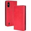 BellaCase Custodia Wiko Y81 [Custodia portafoglio] [Staffa] [Slot per schede] [Flip Cover magnetica] Compatibile con lo smartphone Wiko Y81(Rosso)