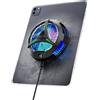 ACEDAYS Dispositivo di raffreddamento magnetico per iPad, tablet per iPad, Surface Pro, Samsung Tab, radiatore universale con display della temperatura per giochi mobili, Tiktok Live Streaming (Green