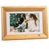 KODAK Cornice portafoto digitale da 10 pollici con telecomando, cornice digitale in legno senza WiFi, 8 GB di memoria, elettronica cornice HD per foto e video, supporto USB, scheda SD, auto-rotazione
