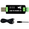 Waveshare Industrial USB TO RS485 Bidirectional Converter Onboard Original CH343G and SP485EEN Chips, ESD and TVS Protection Circuits, Supports Mac/Linux/Android/WinCE/Win11/10/8.1/8/7/XP Systems
