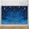Bovlleetd 250x180cm Cielo Stellato Sfondo Blu Cielo Notturno Scintillante Stella Fotografia Sfondo Baby Shower Festa di Compleanno Banner Ritratto Fotografia Oggetti di Scena