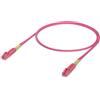 Ubiquiti Cavo a fibre ottiche Ubiquiti UACC-OFC-M2-LULU-1M cavo InfiniBand e in fibra ottica LC LC/LC Rosa (Lightweight fiber patch cable - for up to 100G connection, 1 m, 50 pack Warranty: 24M) [UACC-OFC-M2-LULU-1M-]
