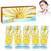 Zoonvii 50 pezzi Solari da Viaggio,Crema Solare SPF50 +,Crema Solare Travel Size,Mini da Viaggio,Resistente all'Acqua,Anti-età,per Tutti i Tipi di Pelle,50 Bustine x 1ml