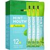 ZOMKIFA Collutorio da Viaggio Senza Alcool, 20 Bustine Monodose da 10ml Gusto Menta Fresca, Soluzione Portatile per Alito Cattivo e Igiene Orale Quotidiana in Ufficio e Hotel