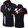 ASTLXLCRS Polo da Uomo con Cuciture A Maniche Corte per M.o.to.G.P Comode Magliette Bottoni Stampa Activewear Mezza Manica Colletto Traspiranti-SLanChengSe||4X_l
