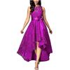 Kobilee Vestiti Anni 50 Donna con Corsetto Lungo Abito Damigella Taglie Forti Eleganti Scollo a V Vestito de Cerimonia Curvy Formale da Sposa Cocktail Floreale Mezze Maniche