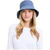 Solbari Cappello a secchiello unisex Bondi UPF 50+, leggero e ad asciugatura rapida, pieghevole per viaggi, spiaggia, picnic e uso quotidiano, Riviera Blue, S/M