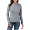 Kobilee Magliette Termiche Donna Collo Alto Elastica Intimo Termico Invernale Lupetto Manica Lunga Maglia Termica Bianca Calda Sottogiacca Sportiva Dolcevita Maglietta Termica Maglie Lana Merinos