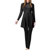 Kobilee Burkini Donna Mare, A Maniche Lunghe Costume da Bagno Islamico Modest Full Cover Sportivo Swimsuit Beachwear per L'Estate