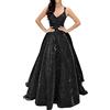 Kobilee Abiti Cerimonia Donna Estivo Lungo Cocktail Vestiti Anni 50 Curvy Taglie Forti Formale Vestiti Anni 50 Elegante Abiti da Cerimonia Mezze Maniche Scollo a V Infinity Dress con Corsetto