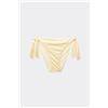 Tezenis Bikini Slip Laccetti Shiny Glam Giallo Burro Donna Giallo