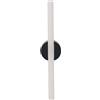 TALA - Applique bagno Kilter - Nero - Vetro smerigliato
