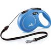 FLEXI Guinzaglio automatico New Classic M Corda 5 m Blu
