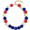 LILIE&WHITE Collane Colorate con Perle Grossa per Donne, Girocollo alla Moda in Stile Boho, Collana con Girocollo per Dichiarazione, Collana Choker Estiva da Spiaggia, Gioiello per Regalo di