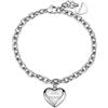 S'Agapõ Bracciale Donna in Acciaio con Simbolo Cuore | Collezione Be My Always - SBM98