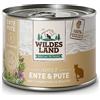 Wildes Land Cibo umido gatto sapore anatra 12 x 85 kg