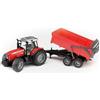 bruder 02045 - Massey Ferguson 7480 con rimorchio ribaltabile a vasca, trattore, rimorchio ribaltabile, dumper, azienda agricola
