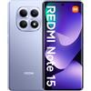 Xiaomi Redmi Note 15 8+512GB 6.77" 5G Mist Purple ITA
