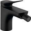 hansgrohe Vivenis Miscelatore monocomando bidet con saltarello, nero opaco, 75200670
