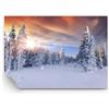 ARTTOR Carta da parati in TNT Standard - Avventura alpi inverno neve - 100x70 cm - Fotomurali Decorazione Murale Moderna Poster gigante XXL Decorazione da Muro Camera da letto - WF1AA100x70-2433