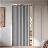XUEQXUE Tende per Armadio a Fisarmonica 100 x 215 cm Divisorio per Stanza, Isolamento Termico, per La Privacy Tenda Pieghevole per Porta per Bagno, Camera da Letto, Grigio