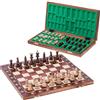 SQUARE GAME SQUARE Scacchi in legno SENATORE 41 x 41 cm Scacchiera & Pezzi degli scacc...