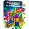Magneo® Blocchi Magnetici 120 Pezzi 2 Auto - Costruzioni Magnetiche per Bambi...