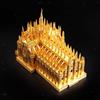 3D Metallo Puzzle Costruzione Giocattolo Italia Duomo di Milano Figurine Modello
