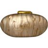 DEBIMY Shell Acrilico Sera Pochette Borsa per le Donne Forma di Uovo Acrilico Borse Ovale Festa di Nozze Borsa a, Oro