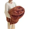 Generic Plaid matrimoniale pile, Morbido Caldo Plaid Peloso di Pelliccia Sintetica, Coperta in peluche di lusso, super morbida, soffice e accogliente, per divani, divani, letti