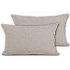 Cieffepi Home Collections Federa Copricuscino MULTICOLOR (Set 2 Federe 30x50 cm, Beige)