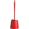 TATAY Spazzolone Bagno WC | Materiali Resistenti | Design Moderno | Spazzola Fissa e Durevole per Igiene Quotidiana | Colori Diversi | Scopino Bagno WC | 12 x 12 x 38 cm - Rosso
