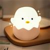 JUQG Luce Notturna per Bambini in Silicone, Luce Notturna Ricaricabile Tramite USB per Bambini con Funzione Touch-Dimming, Lampada da Comodino Adatto per Camerette, Soggiorni e Camere da Letto