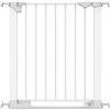 Safetots SafeStep Cancello, Bianco, 68cm - 75cm, Extra Basso Passaggio, Pressione Fit Safety Gate, Cancello per Bambini per Scale, Corridoi e Porte, Facile Installazione
