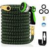 WESEN Tubo da Giardino Estensibile 7.5m/15m/30m/37.5m/45m, 37.5m Tubo Estensibile con connettore in ottone da 3/4" e 1/2", Tubo con Canna Acqua Giardino con ugello spruzzatore a 10 funzioni