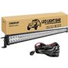 RIGIDON 52 Pollici 130cm 300W Barra Led Fuoristrada Con 12V Cablaggio, Impermeabile Barras Luce, Esterno Lampada Per Auto Trattore Camion SUV ATV 4x4 Veicoli Offroad, 6000K Faretti Fendinebbia