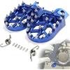 BIUGERCN Pedane Moto in Alluminio CNC per Husqvarna TC TE FC FE FS 65-501cc Blu