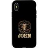 John Design Custodia per iPhone X/XS Nome John