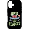 UFO Believer Custodia per iPhone 17 Nice Planet - Teschio UFO alieno retrò
