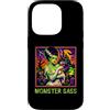 Halloween Vintage Retro Pop Art Funny Pi Custodia per iPhone 14 Pro Mostro Sass Buio Umorismo Pulp Horror Goth Glam Donne Adulti