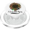I Love Hot Moms Funny For Mother I Love Hot Moms Sunflower Leopard Mom Funny For Mother PopSockets PopGrip per MagSafe
